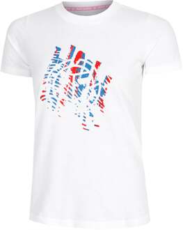 Bidi Badu Shinae Lifestyle T-shirt Dames-Blauw,Rood - XS,XL