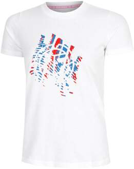Bidi Badu Shinae Lifestyle T-shirt Dames-Blauw,Rood - XS