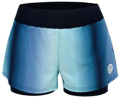 Bidi Badu Spectrum 2In1 Printed Shorts Dames-Donkerblauw,Lichtblauw
