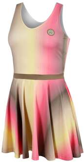 Bidi Badu Spectrum Jurk Dames-Bruin,Geel - XS