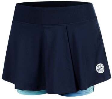 Bidi Badu Spectrum Printed Wavy Rok Dames-Donkerblauw,Lichtblauw - XS