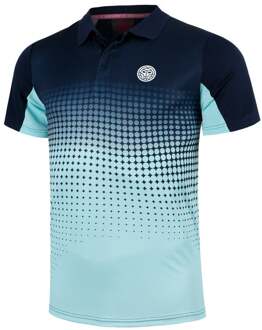 Bidi Badu Spectrum Spirit Polo Heren-Lichtblauw,Donkerblauw - M