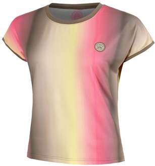 Bidi Badu Spectrum T-shirt Dames-Bruin,Geel