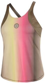 Bidi Badu Spectrum Tanktop Dames-Bruin,Geel - XL