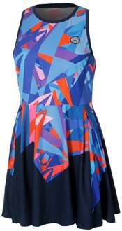 Bidi Badu Spike Jurk Dames-Donkerblauw,Veelkleurig - L