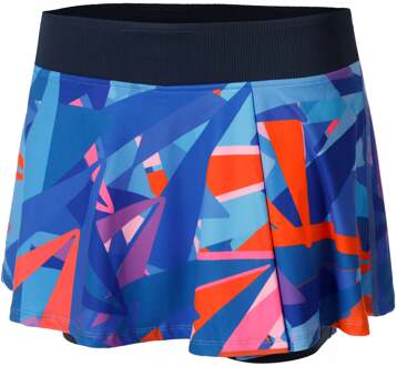 Bidi Badu Spike Printed Wavy Rok Dames-Donkerblauw,Blauw - XS,S,M,L,XL