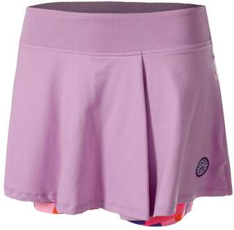 Bidi Badu Spike Printed Wavy Rok Dames-Paars - L