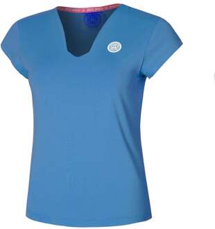 Bidi Badu Spike V-Neck T-shirt Dames-Blauw - XS