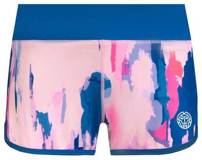 Bidi Badu Sua Tech 2in1 Shorts Dames-Blauw,Roze - L
