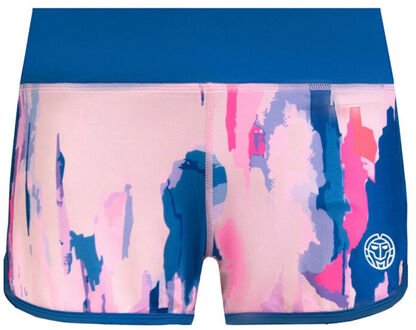 Bidi Badu Sua Tech 2in1 Shorts Dames-Blauw,Roze - M