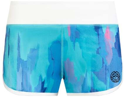Bidi Badu Sua Tech 2in1 Shorts Dames-Wit,Lichtblauw - XL