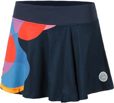 Bidi Badu Twiggy Printed Wavy Rok Dames-Donkerblauw,Veelkleurig - XS,S,M,L,XL