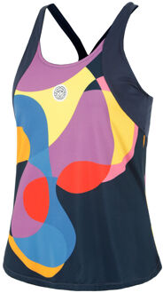 Bidi Badu Twiggy Tanktop Dames-Donkerblauw,Veelkleurig - XL