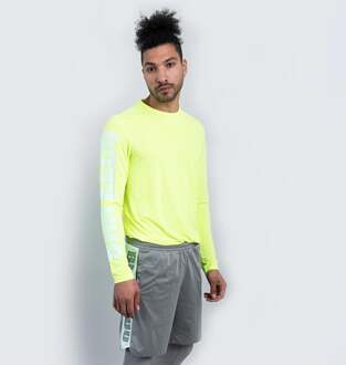 Bidi Badu Ventris Move Longsleeve Heren-Neongeel - S,M,L,XL