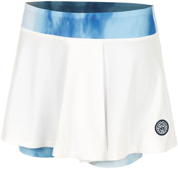 Bidi Badu Watercolour Printed Wavy Rok Dames-Wit,Blauw - S