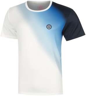 Bidi Badu Watercolour T-shirt Heren-Wit,Blauw - XXL
