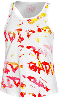 Bidi Badu Wild Arts Chill Tanktop Dames-Wit,Veelkleurig - XS