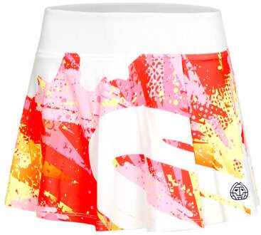 Bidi Badu Wild Arts Printed Wavy Junior Rok Meisjes wit - 152