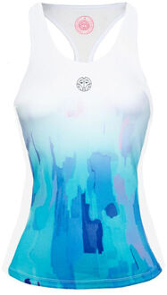 Bidi Badu Yaka Tech Tanktop Dames-Wit,Lichtblauw - L,XL
