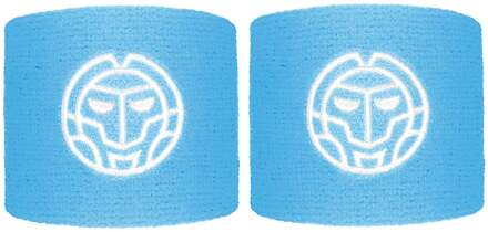 Bidi Badu Zweetband Verpakking 2 stuks kort lichtblauw - nosize