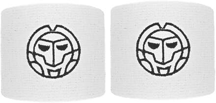 Bidi Badu Zweetband Verpakking 2 stuks kort wit - nosize