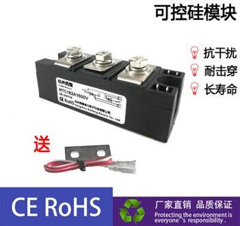 Bidirectionele Thyristor MTC110A1600V Thyristormodule 160A 200A 300A-16 High Power 24V MTC182A1600V
