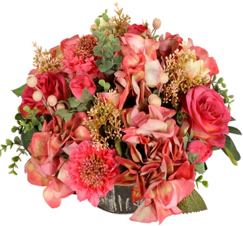 Biedemeier Ø 32 cm Roze - cerise