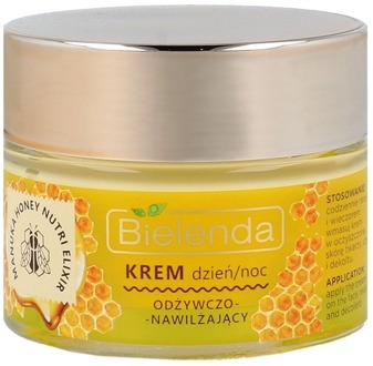 BIELENDA MANUKA honing dag en nacht crème, voor zeer droge en gevoelige huid, voedend en hydraterend, manuka honey face cream, for dry skin, 50ml