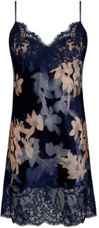 Bien-Être nachtjurkje fluweel, kant en zijden bandjes ALJ1073 - 38