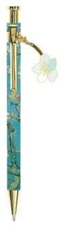 Bien moves balpen met hanger, vincent van gogh collection - almond blossom