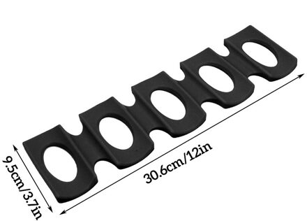 Bier Kan Anti-Slip Houder Siliconen Stacker Blikjes Koelkast Mat Dranken Rek Stapelen Tool Organizer Wijn Fles Houder zwart