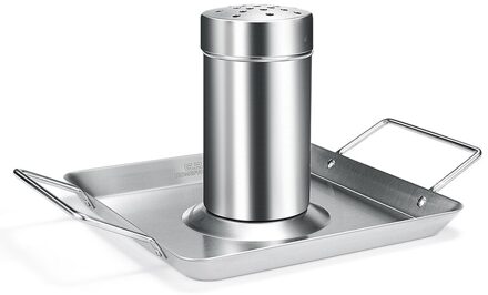 Bier Kan Kip Houder Rvs Koffiebrander Rack Inclusief Metalen Bus En Lekbak Voor Oven Of Grill Roker