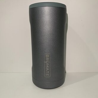 Bier Koeler Kan Cover 12Oz Slanke Blikjes Dubbele Wand 304 Roestvrij Staal Cup Cover Fles Houder Voor Camping Wandelen reizen grijs