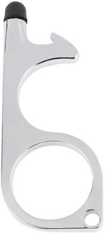 Bier Trigger Touch Screen Sleutel Anti Contact Deur Opener Open Deur Handvat Anti Touch Toetsdruk Lift Tool Met Key ring Kettingen 01