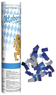 Bierfeest Beieren confetti kanonnen blauw/wit - Confetti Multikleur