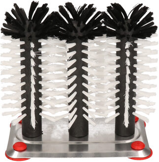 Bierglasborstels - 3-delig - spoelborstel - 16 cm - Spoelbakborstels - Bierglazen spoelen