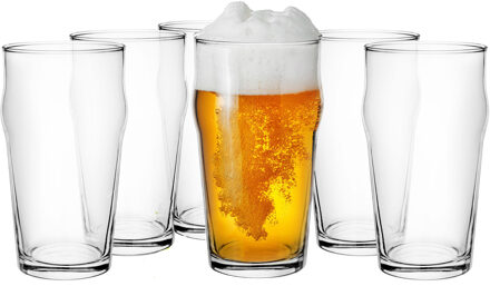 Bierglazen - 12x - pils glas - 530 ml - glas - speciaal bier