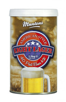 Bierkit Muntons Premium American light lager 1,5 kg