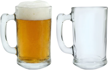 Bierpul Munich - 2x - glas - 42 cl - duits bierglas met handvat - klassiek model