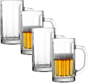 Bierpullen Nicol - 0,5 liter - glas - 4 stuks - bierglas