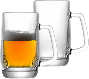 Bierpullen Prince - 2x stuks - 0,5 liter - glas - bierglas