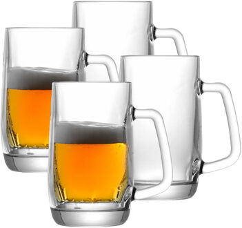 Bierpullen Prince - 4x stuks - 0,5 liter - glas - bierglas