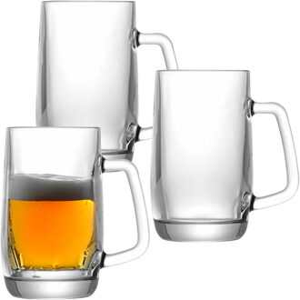 Bierpullen Prince - 6x stuks - 0,5 liter - glas - bierglas/pul - halve liter