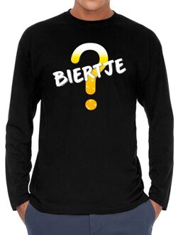 Biertje long sleeve t-shirt zwart voor heren S