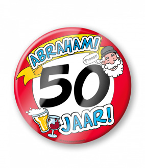 Bierviltjes - 50 jaar - Abraham - 6 stuks