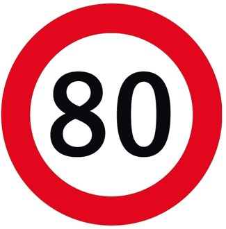 Bierviltjes 80 jaar Verjaardag - 25x - leeftijden cadeau onderzetters