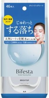 Bifesta Micellar Cleansing Sheet Brightup - 46 pcs