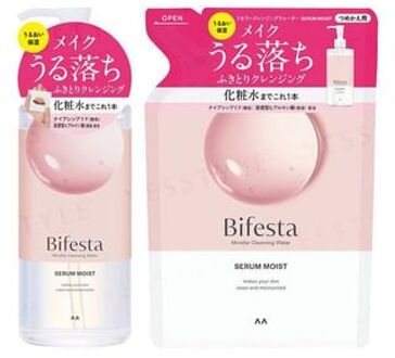 Bifesta Serum Moist Micellar Cleansing Water 360ml Refill