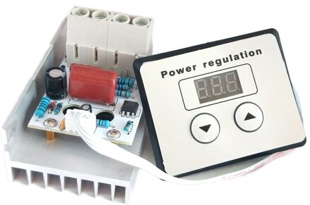 Big Ac 220V 10000W Scr Digitale Controle Elektronische Voltage Regulator Speed Control Dimmer Thermostaat