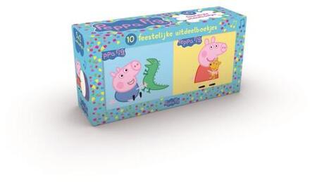 Big Balloon Peppa Pig uitdeelboekjes karton 2x5. 9x9 cm.
